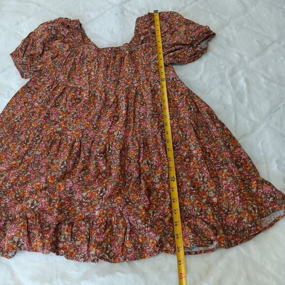 floral tunic top/dress cottagecore style - Picture 10 of 14